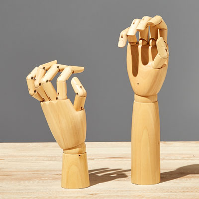 Main femme articulée - Présentoirs mains bijoux-1