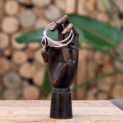 Main femme articulée - Présentoirs mains bijoux-2
