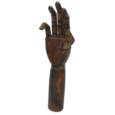 Main femme articulée - Présentoirs mains bijoux