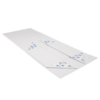 Boîtes aimantées - blanc brillant - 27 x 21 x H 10,5 cm - par 5 - Boites aimantées-2