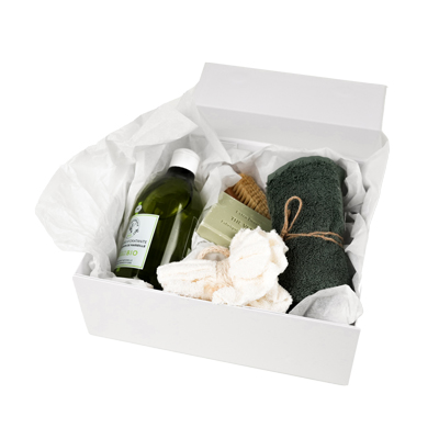 Boîtes aimantées - blanc brillant - 27 x 21 x H 10,5 cm - par 5 - Boites aimantées-4