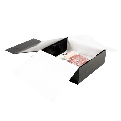 Boîtes cadeaux aimantées - noir brillant - 16 x 16 x 6 cm – Paquet de 5 - Boites aimantées-7