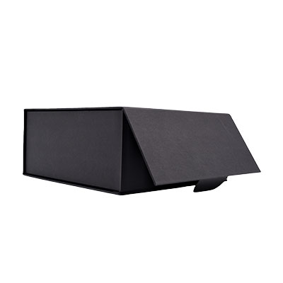 Boîtes cadeaux noires 22 x 22 x 10 cm - Boîtages cadeaux-1