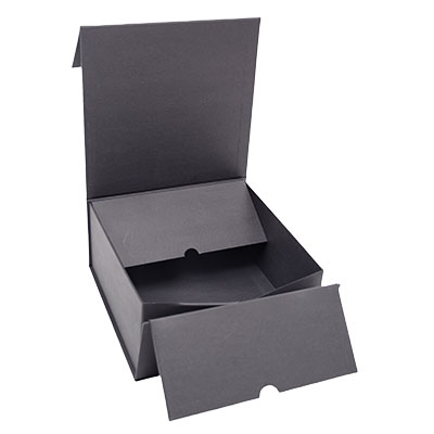 Boîtes cadeaux noires 22 x 22 x 10 cm - Boîtages cadeaux-4