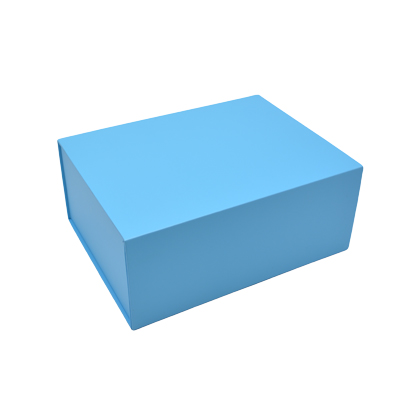 Boîte cadeau pliable bleu ciel 29x22x12cm – Paquet de 5 - Boites cadeaux carton pliables