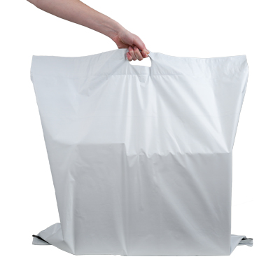 Pochette d'expédition indéchirable avec poignée LDPE 69 x 64 cm - Paquet de 50 - Pochettes d'expédition indéchirables-2