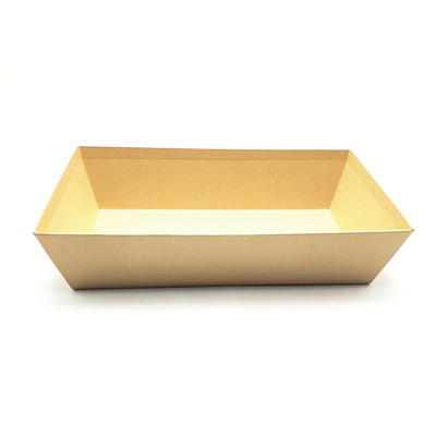 Carton rectangulaire naturel 33 x 20 x 7,4 cm, paquet de 10 - Corbeilles carton