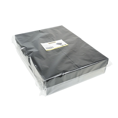 Boîte cadeau noire carton kraft 15 x 21 x 8 cm - Paquet de 4 - Boites cloches-4