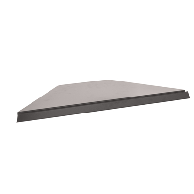 Tablette tôle d'angle extérieur - Gondoles métalliques - Rouxel
