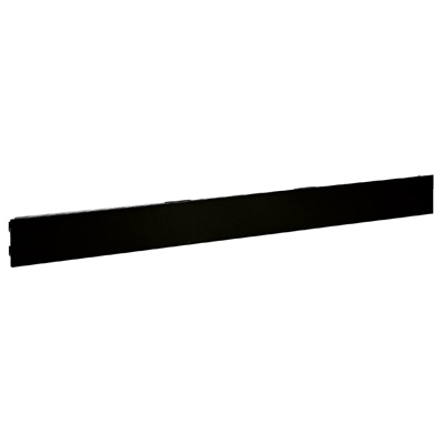 Fond plein noir sablé 100x15 - Ligne Store noir Sablé pas de 25 mm