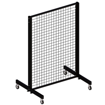 Grille noir sablé 141x97 - Ligne Store noir Sablé pas de 25 mm-1