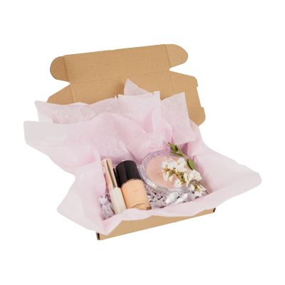 Papier de soie rose pâle 17 g/m² 50 x 75 cm, 240 feuilles - Papiers de soie-1