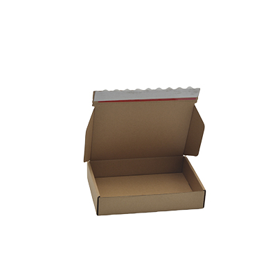 Carton d'expédition brun avec bande adhésive 20,5 x 14 x 4 cm, paquet de 20 - Cartons d'expédition, Boîtes d'expédition-1