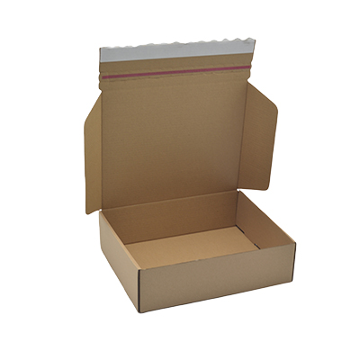 Boîtes d'expédition avec bande adhésive - 25 x 20 x H 7 cm - Boîtes d'expédition postale-1