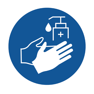 Autocollants Lavage des mains obligatoire - Guidage et signalétique