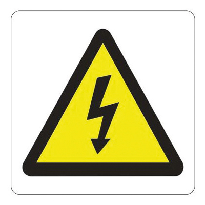 Adhésif de sécurité Danger électrique - Vinyles adhésifs