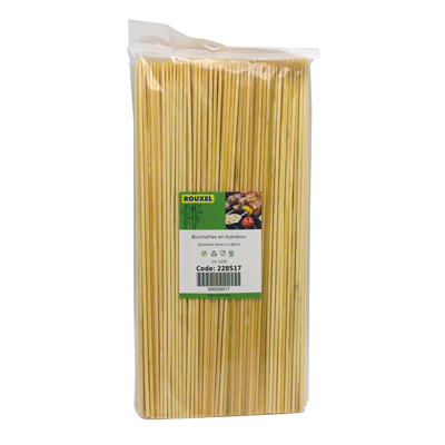 Brochettes bambou - Pailles et piques