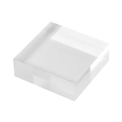 Bloc de présentation acrylique 8 x 8 x 3,5 cm - Supports Plexi