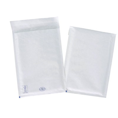 Enveloppe bulles blanche 17x10 cm auto-adhésive - Pochette matelassée - Lot de 50 - Enveloppes à bulles