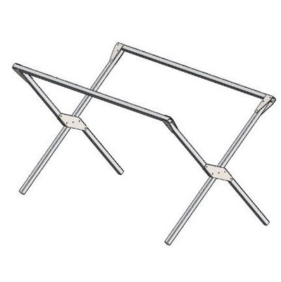 Lit de camp alu pliant 100 x 75 cm - Etalages de marché