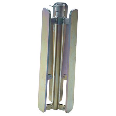 Pied plat lourd de 14 kg pour parasol forain - acier - Pieds de parasol-1