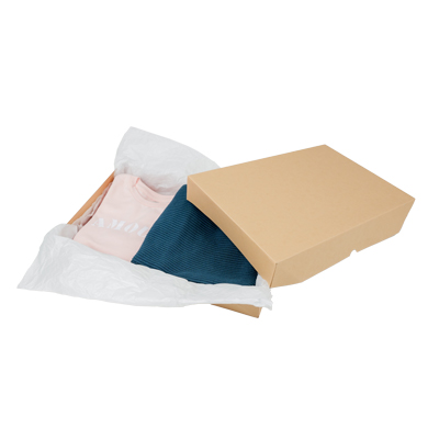 Papier de soie blanc 18 g/m², feuilles de 50 x 65 cm, rame de 500 feuilles - Papiers de soie-2