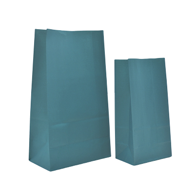 Pochette cadeau SOS kraft bleu wendy 9x6x18 cm 70 g/m² - Paquet de 250 - Pochettes SOS kraft-1