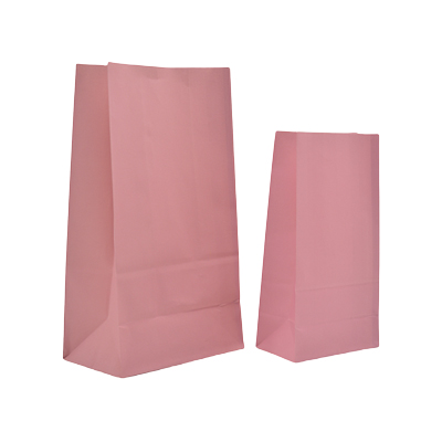 Pochette cadeau SOS kraft rose poudré 9x6x18 cm 70 g/m² - Paquet de 250 - Pochettes SOS kraft-1