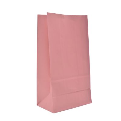 Pochette cadeau SOS kraft rose poudré 13x8x24 cm 70 g/m² - Paquet de 250 - Pochettes SOS kraft