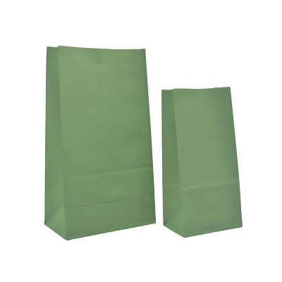 Pochette cadeau SOS kraft vert tilleul 9x6x18 cm 70 g/m² - Paquet de 250 - Pochettes SOS kraft-1
