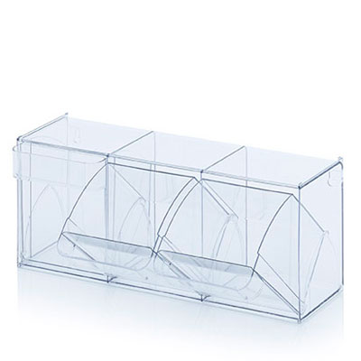 Bac 3 tiroirs basculants 60 x 19,7 x 24 cm - Blocs tiroirs-1