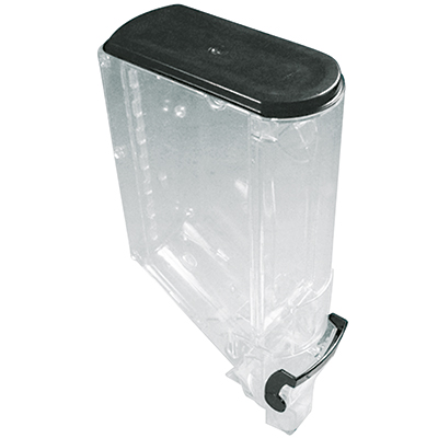 Distributeur vrac à gravité 13L 15 x 39 x 53 cm avec porte-étiquette - Distributeurs de vrac