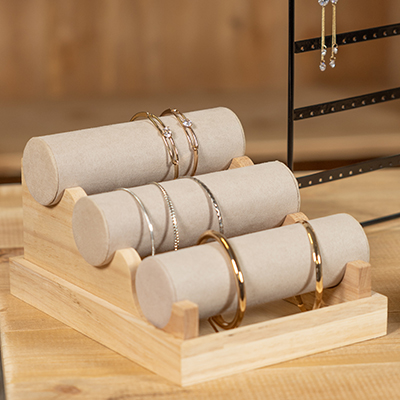 Présentoir à bracelets 3 niveaux - Présentoirs bracelets et montres-1