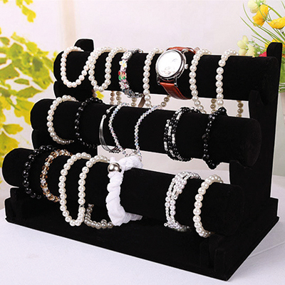Présentoir à bracelets 3 niveaux - Présentoirs bracelets et montres-1