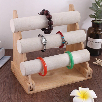 Présentoir bracelets 3 niveaux - Présentoirs bracelets et montres-1