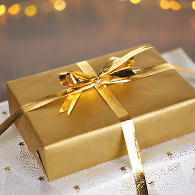 Papier cadeau kraft vergé or 70cmx100m – Rouleau professionnel - Papiers cadeaux unis-3