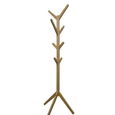 Porte-manteaux perroquet bambou 176 cm 8 patères Design arbre - Porte-manteaux, Patères-1