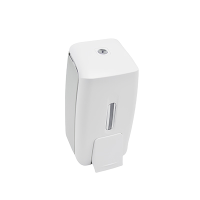 Distributeur de savon liquide mural professionnel ABS 800ml blanc - Distributeur de savon-1