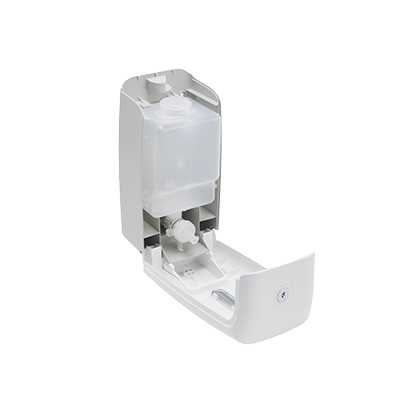 Distributeur de savon liquide mural professionnel ABS 800ml blanc - Distributeur de savon-2