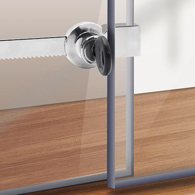 Serrure crémaillère de vitrine - Vitrines tablettes fixes-1