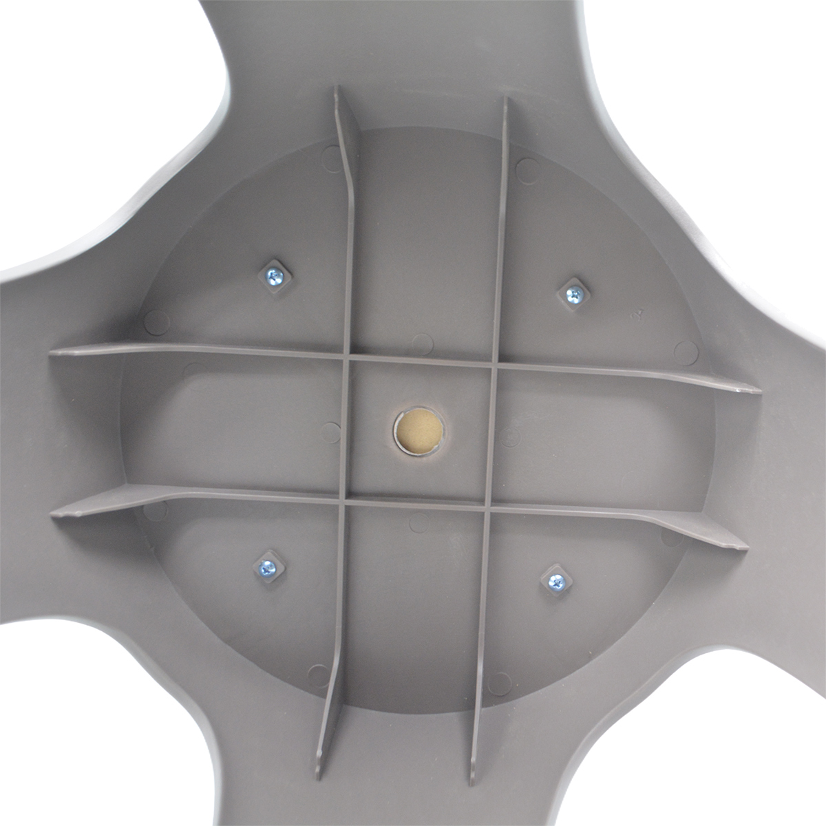 Tabouret design empilable marron 47cm avec assise rembourrée - Usage Pro (Commerce & CHR) - Tabourets-3