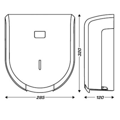 Distributeur papier toilette - Dévidoirs hygiène-1