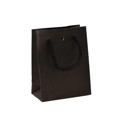 Sacs kraft Luxe - 11,4 + 6,4 x H 14,6 cm - par 20 - Sacs kraft luxe