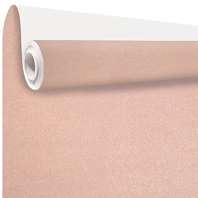 Papier cadeau rose or pailleté - 70 cm x 50 m - 90 g/m² - Papiers cadeaux à effets-1