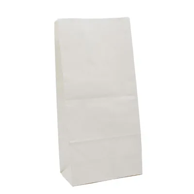 Sac SOS kraft blanc 15 + 8,5 x 32 cm, paquet de 250 - Sacs SOS-1