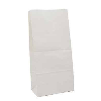 Sac SOS kraft blanc 15 + 8,5 x 32 cm, paquet de 250 - Sacs SOS-1