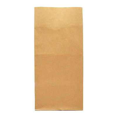 Sac SOS kraft brun 15 + 8,5 x 32 cm, paquet de 250 - Sacs SOS-1