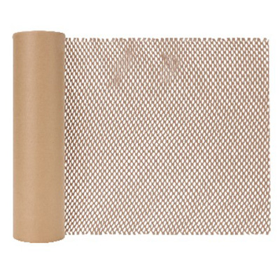 Papier de calage alvéolé Nid d'abeille brun, 50 cm x 30 m - Kraft, carton ondulé