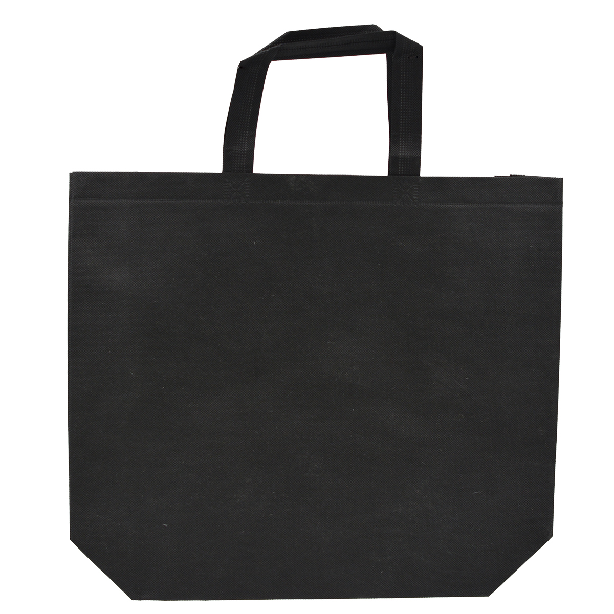 Sac cabas polypropylène non tissé noir 40+10x30 cm - Sacs non tissés-2