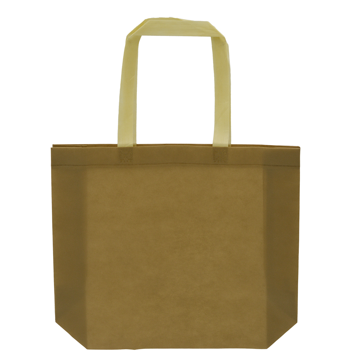 Sac cabas polypropylène non tissé écru 40+10x30 cm - Sacs non tissés-2